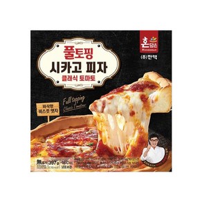 한맥 풀토핑 시카고피자 클래식토마토 410gX1개, 1개, 410g