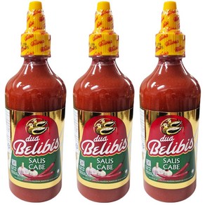 인도네시아 블리비스 소스 짜베 칠리소스 삼발 Indonesia BELIBIS SAUCE CABE, 3개, 535ml