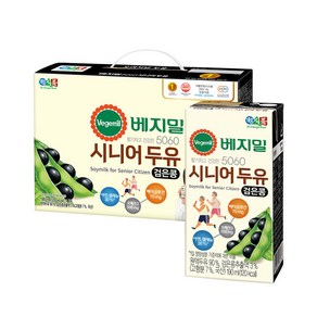 [정식품]베지밀 5060시니어두유 190mlx48팩+손잡이, 1세트, 190ml