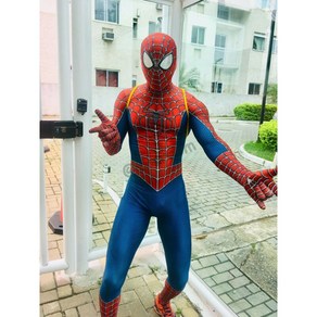 할로윈 의상 코스프레 Spideman Tobey Maguie Costume Red Raimi Cosplay Supeheo Jumpsuit Halloween Costume