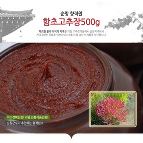 (사은품 증정) 순창 향적원 / 함초 고추장 500g+KF94마스크 1매 증정, 500g, 1개