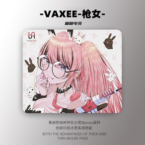 Vaxee PA Black 벡시 마우스패드 4mm 게이밍 패드, 400x450mm, VAXEE 총 여자