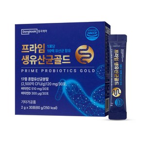 동국제약 프라임 생유산균 골드, 1개, 60g