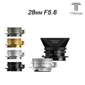 TTatisan 28mm F5.6 라이카 M 단렌즈 풀 프레임 렌즈 초초점, 그레이