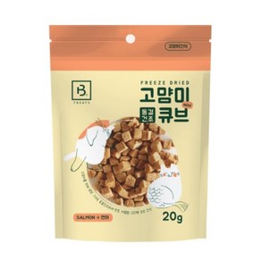 브리더랩 고양이 동결건조 연어 20g 간식, 상세페이지 참조, 상세페이지 참조