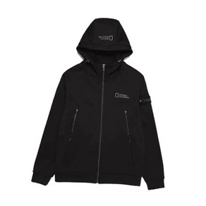 [백화점몰] 내셔널지오그래픽 남성 패딩 (SPOT)부노 트레이닝 HOODY F-ZIP N213MFT301 CARBON BLACK 역시즌