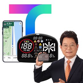 한문철 티맵 HUD 자동차 헤드업디스플레이 TMAP T900 안드로이드오토 연동가능, 1개, 단품