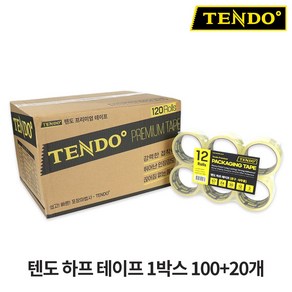 [TENDO 신제품] 텐도 프리미엄 투명테이프 24mm x 30m 1박스 100+20개입