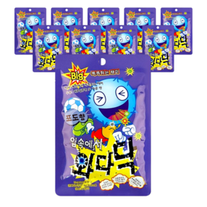 와다닥 포도맛 캔디, 10g, 10개