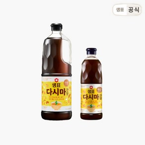 샘표 국산 다시마로 짜지않은 다시마간장 1.7L+다시마 간장 860ml