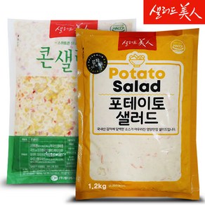 샐러드미인 포테이토 샐러드 1.2kg+콘 샐러드 1kg, 1개