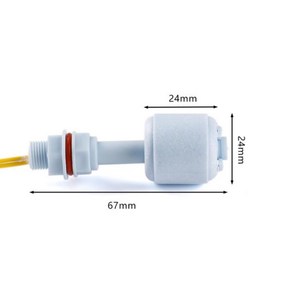 PP 액체 수위 센서 수평 플로트 스위치 다운