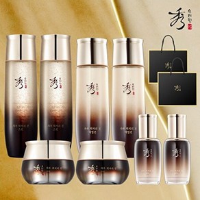 수려한 *자우 럭셔리 진 기초 더블더블 기획 세트(스킨*2로션*2엠플*2크림*2), 없음, 1개