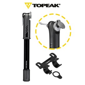 토픽 로디 TOPEAK Roadie DAX 자전거 미니휴대펌프, 1개