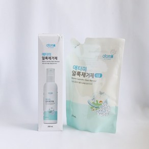 애터미 얼룩제거제 본품200ml+리필210ml, 1개