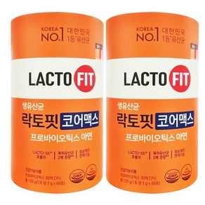 NEW 종근당 락토핏 코어맥스, 120g, 2개