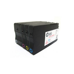 HP HP950검정 951컬러 정품 번들 카트리지 1세트(셋업완료) HP8100 8600 8610 8620 8640