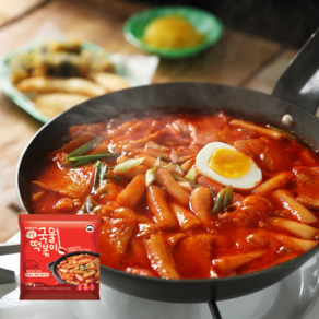 푸딩팩토리 베스트셀러 옛날 국물떡볶이 570g 캠핑음식 빨간떡볶이