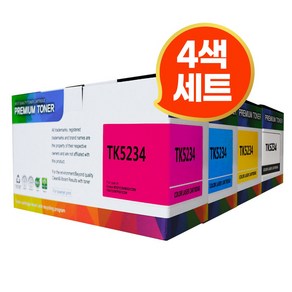 교세라 TK-5234 (KCMY) TK-5234K TK-5234KK M5521cdw M5521cdn P5021cdn, 4색세트, 1개