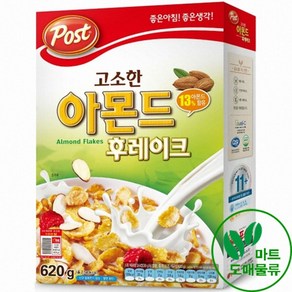 포스트 고소한 아몬드 후레이크 620g, 1개