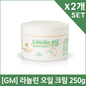 [G&M] 라놀린 오일 모이스쳐 크림 250g X2개, 2개