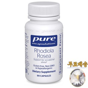 미국산 퓨어인캡슐레이션 로디올라 홍경천 100mg 90베지캡슐 Pue Encapsulation Rhodiola 선물증정, 1개, 90정