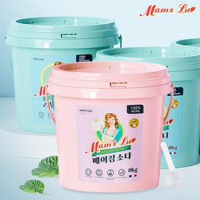 맘스럽 베이킹소다 과탄산소다 버킷 8kg 프렌치 프리미엄 세탁세제, 5kg, 1개