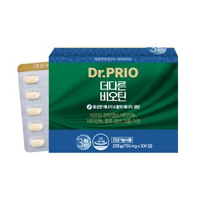 [닥터프리오] 더다른 고함량 비오틴(750mg x 300정) 5개월분, 300정, 1개