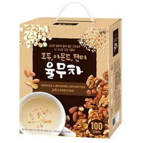 남양유업 호두 아몬드 현미 율무차, 18g, 1개입, 100개