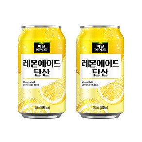 미닛메이드 레몬에이드 탄산 355CAN X24, 24개, 355ml