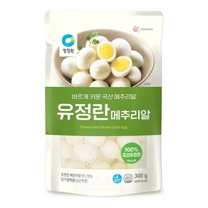 종가집 유정란 메추리알 300g, 1개