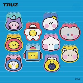 TRUZ 트루즈 TREASURE 트레저 메모지 노트 스프링 알림장 미니 메모노트 캐릭터 수첩 휴대용 메모장 굿즈, ROMY, 1개