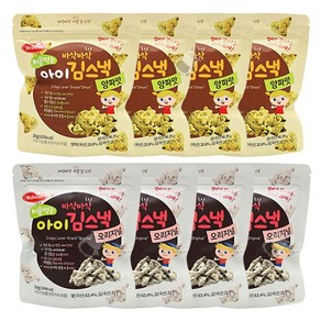 베베스트 처음먹는 바삭바삭 아이 김스낵 오리지널 + 양파맛 20g, 4세트