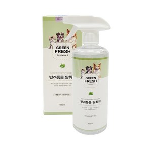 그린프레시 반려동물 냄새 제거 탈취제 무향 600ml, 1개