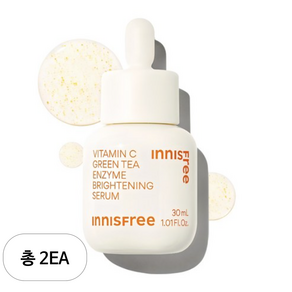 이니스프리 New 비타C 그린티 엔자임 잡티 토닝 세럼 30ml 2개 (본품+리필)