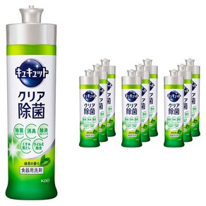 큐큣토 클리어 주방세제 녹차향, 10개, 220ml