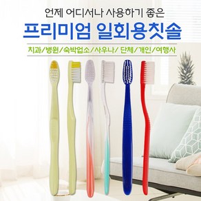 승전유통 일회용칫솔 업소용칫솔 프리미엄칫솔200개500개1000개, 1000개, 1개입