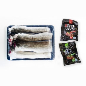 선주직판 자연산 바다장어 구이용 특대 1kg(1~4미) 무두소스포함, 5개, 특대5kg(5~20미)