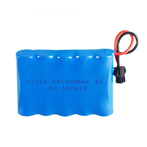 NICD 충전식 배터리 팩 RC 자동차 트럭 탱크 건용 6V 500mAh 700mAh 1400mAh 1800mAh, 1개