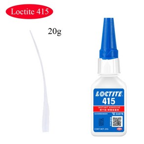 슈퍼 접착제 록타이트 415 수리 인스턴트 자기 금속 플라스틱 고무 20ml