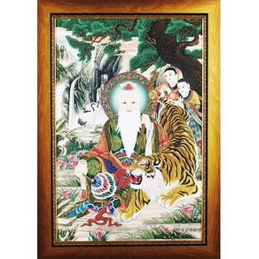 [F14] 산신탱화 (쪽탱화 족탱화), 단품, 1개