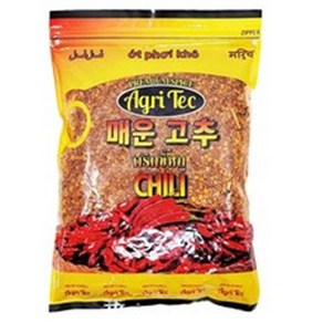 N&J Asia Mat agi tec chili 아그리택 베트남 굵은 고춧가루 픽본스타일 200g, 1개