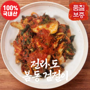 100% 국내산 전라도 봄동 겉절이 산지직송 엄마의 행복상점, 1개, 1kg