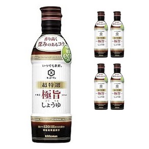 기꼬만 초특선 고쿠우마 간장, 5개, 450ml