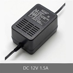 DC 12V 1.5A 어댑터 안전사 트랜스 1.2A 호환, 1개