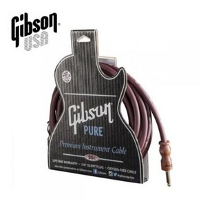 Gibson Chey Instument Cable CAB25-CH 25인치(7.6m) / 깁슨 기타 케이블, 1개