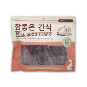 헬로도기 참좋은간식 건조간식, 오리져키, 600g, 5개