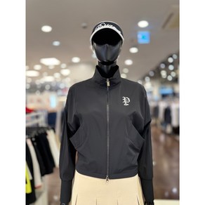 5F [신사] 파사디 골프 여성 25SS 드랍 소매 점퍼 봄 간절기 일상용 냉감 라운딩웨어 [블랙 화이트] P25SWJ701X