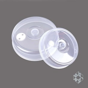 전자레인지 용기 스팀 찜기 뚜껑 그릇 덮개 푸드커버 대형, 소형, 1개