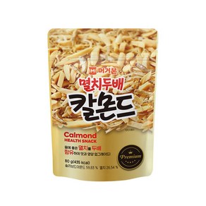 멸치두배 칼몬드, 80g, 2개